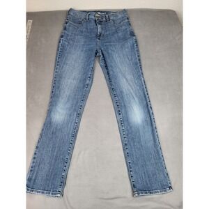 Eddie‎ Bauer Travex Jeans Womens 10 Blue Lightweight Stretch Outdoor Faded Str8t